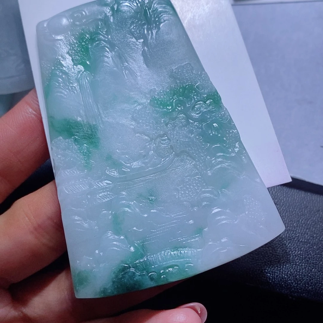 定制翡翠未镶嵌荭*翡翠
