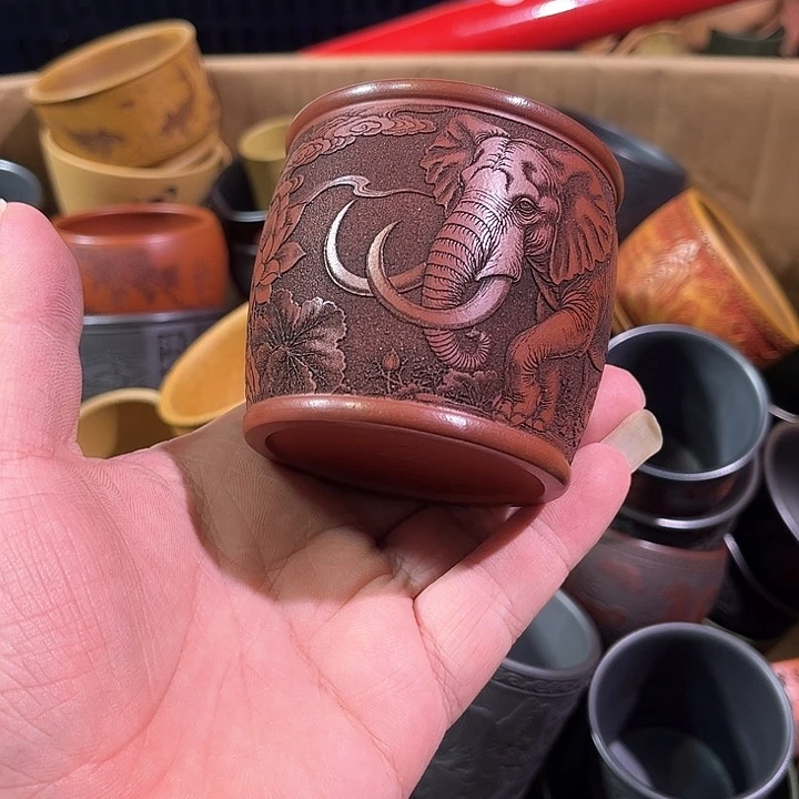 茶杯紫砂全手工紫砂主人杯