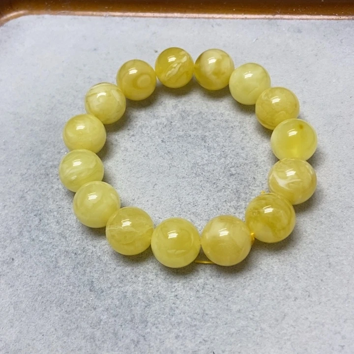 未镶嵌蜜蜡裸石手串