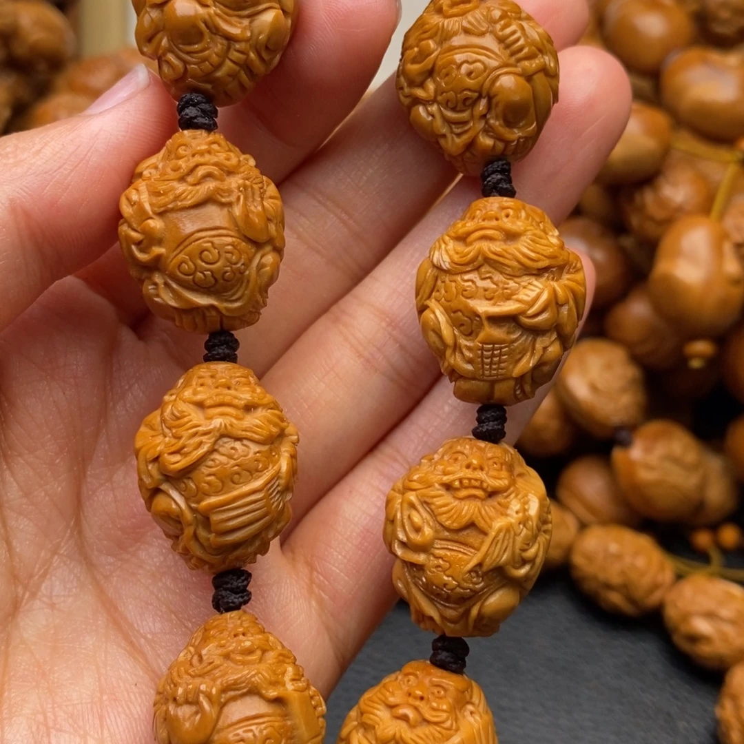 橄榄核手串整身钟馗