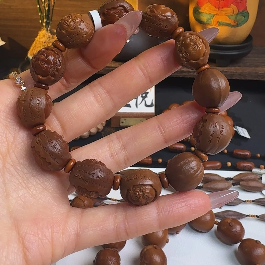 橄榄核手串/手链心经十八罗汉