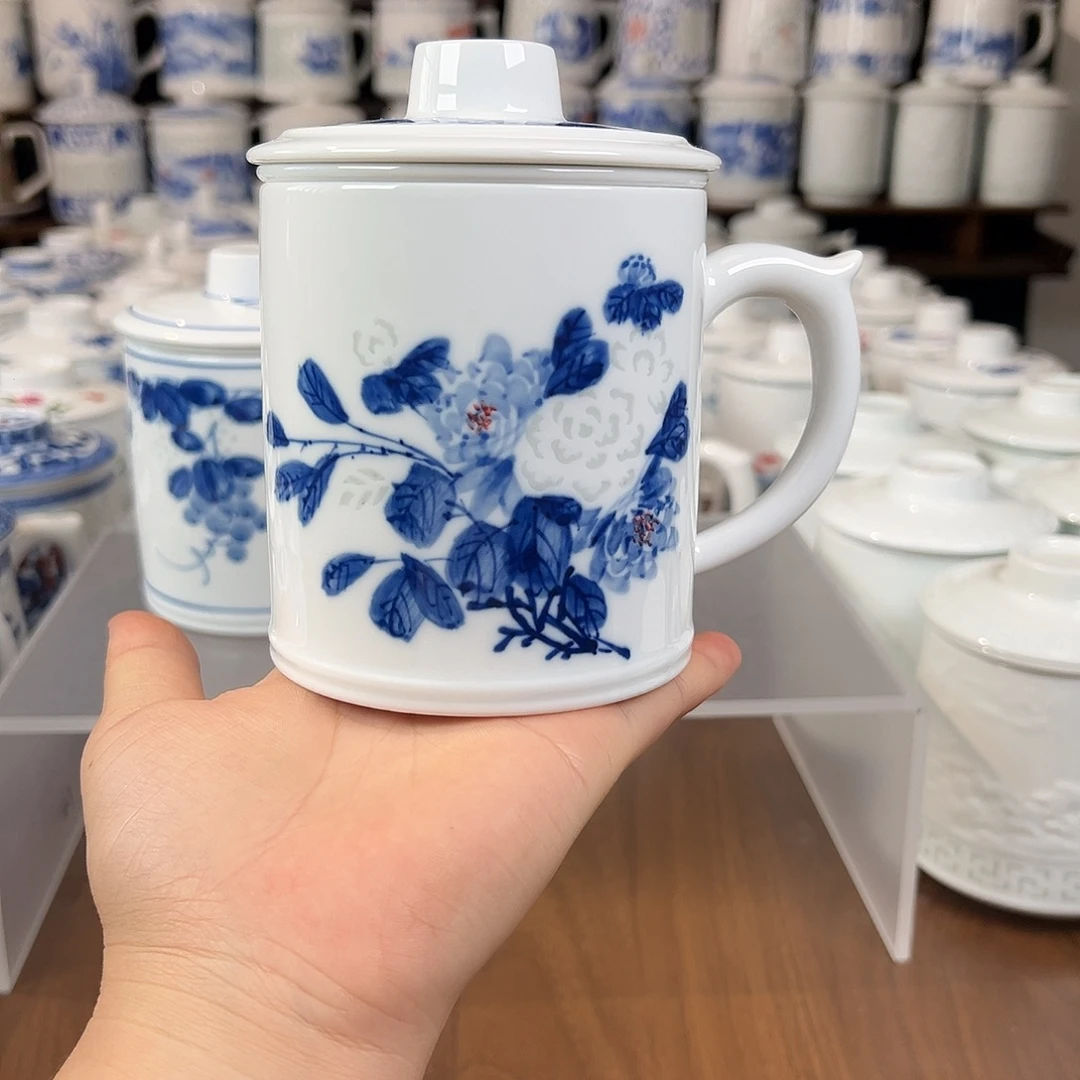 景德镇高温陶瓷家用办公杯