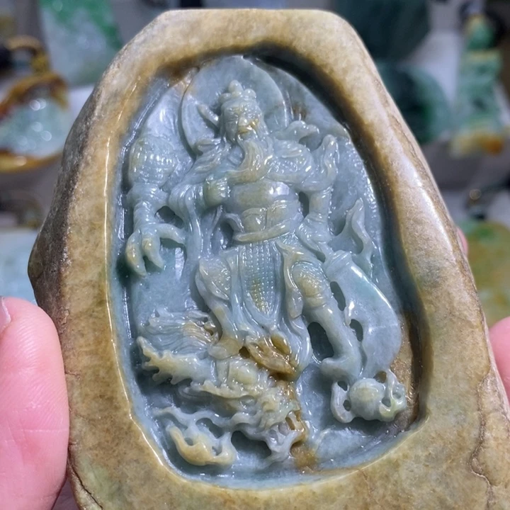 【闪购商品】颈饰未镶嵌翡翠关公
