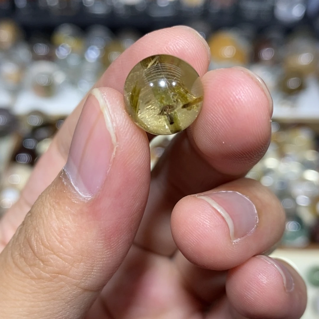 水晶圆珠12.6mm未镶嵌水晶