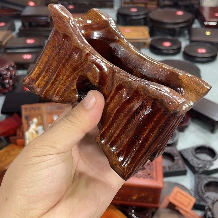 红木底座工艺品紫砂红木底座工艺品13公分