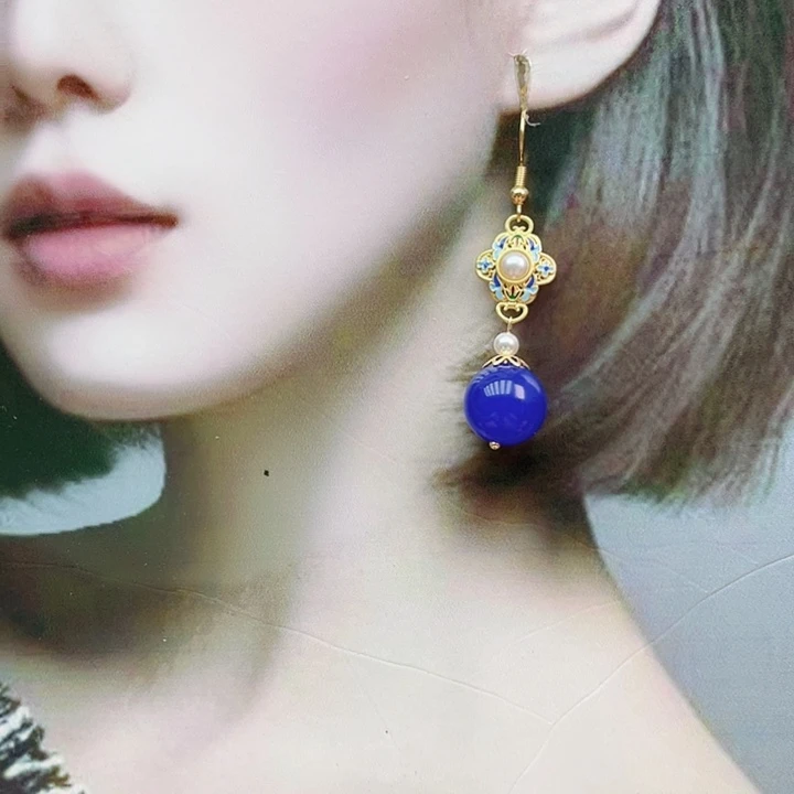 玛瑙/玉髓耳钉合金