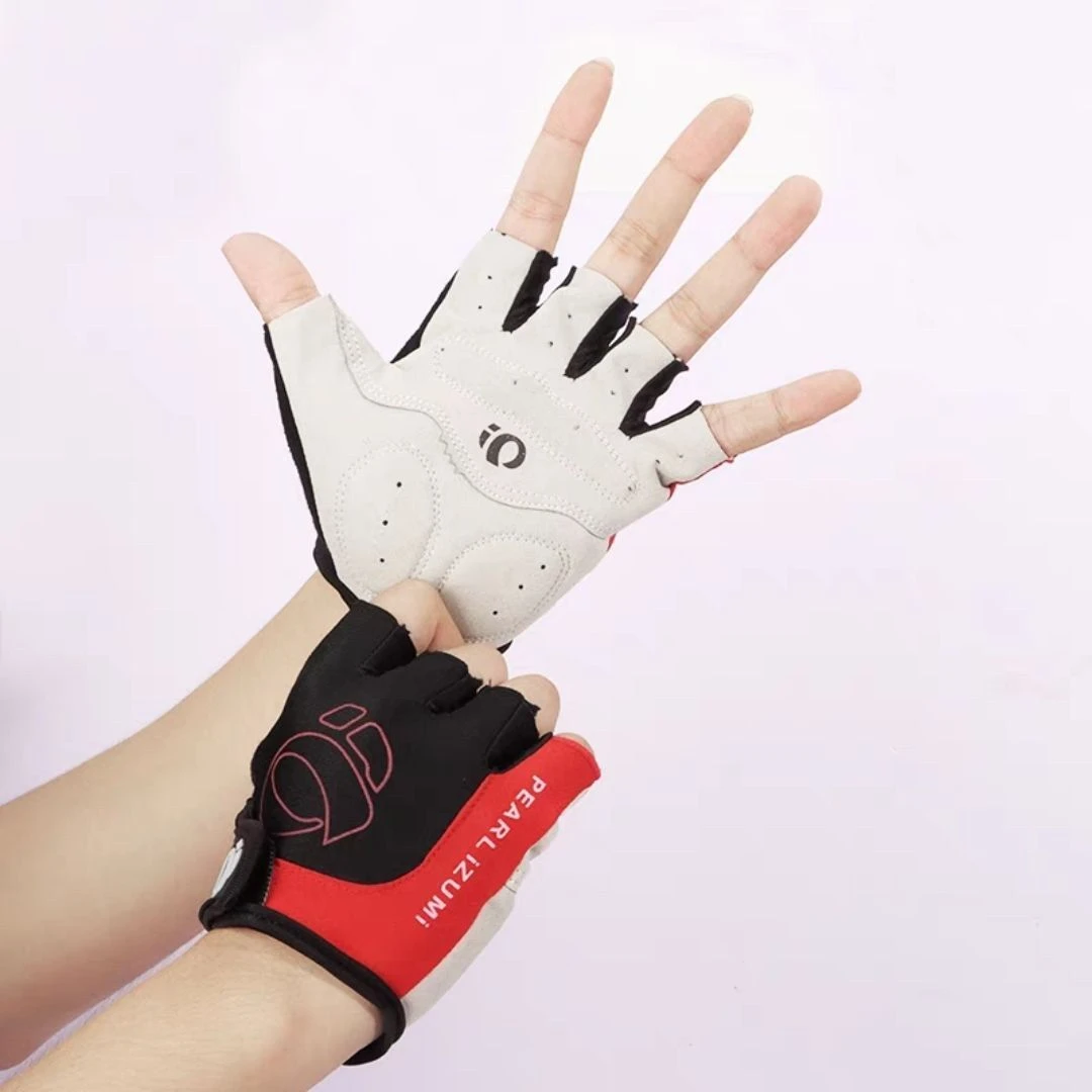 户外运动男女山地自行车半指骑行手套 /副