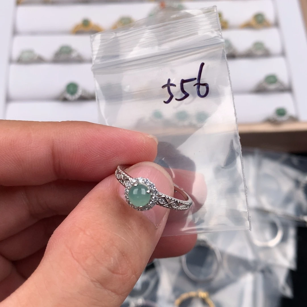 未镶嵌戒指翡翠556