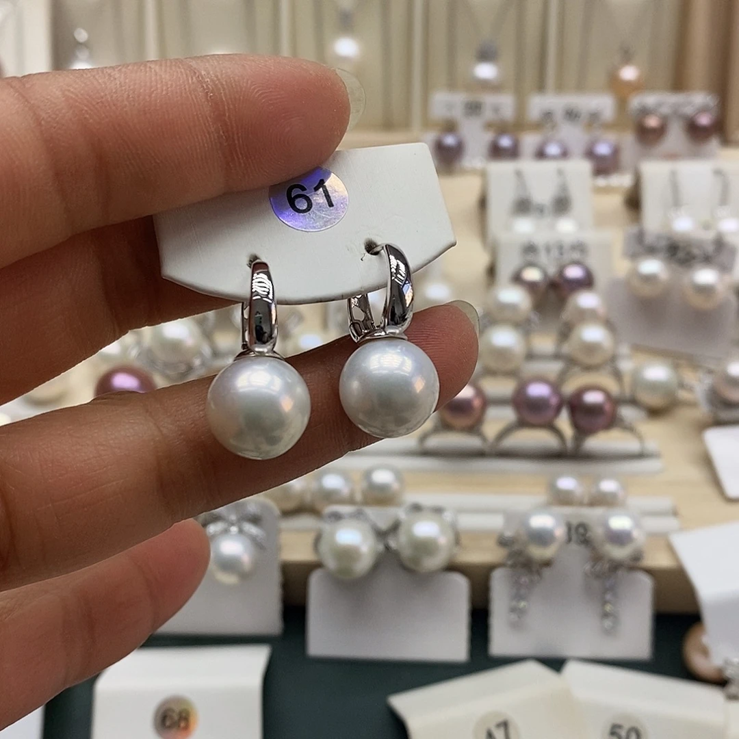 小***蛋颈饰淡水珍珠银S925镶嵌