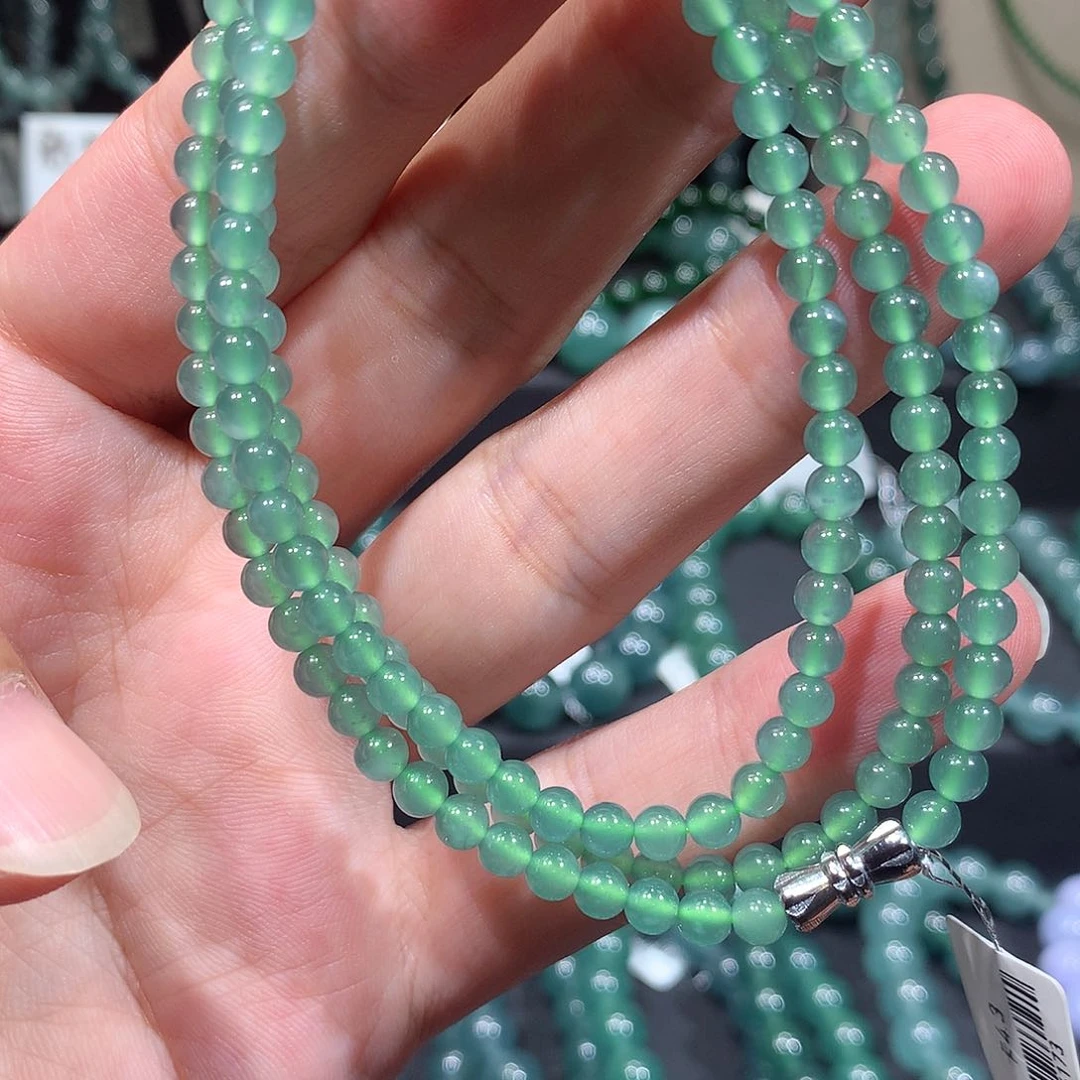 未镶嵌手链翡翠天然a货翡翠项链4.2