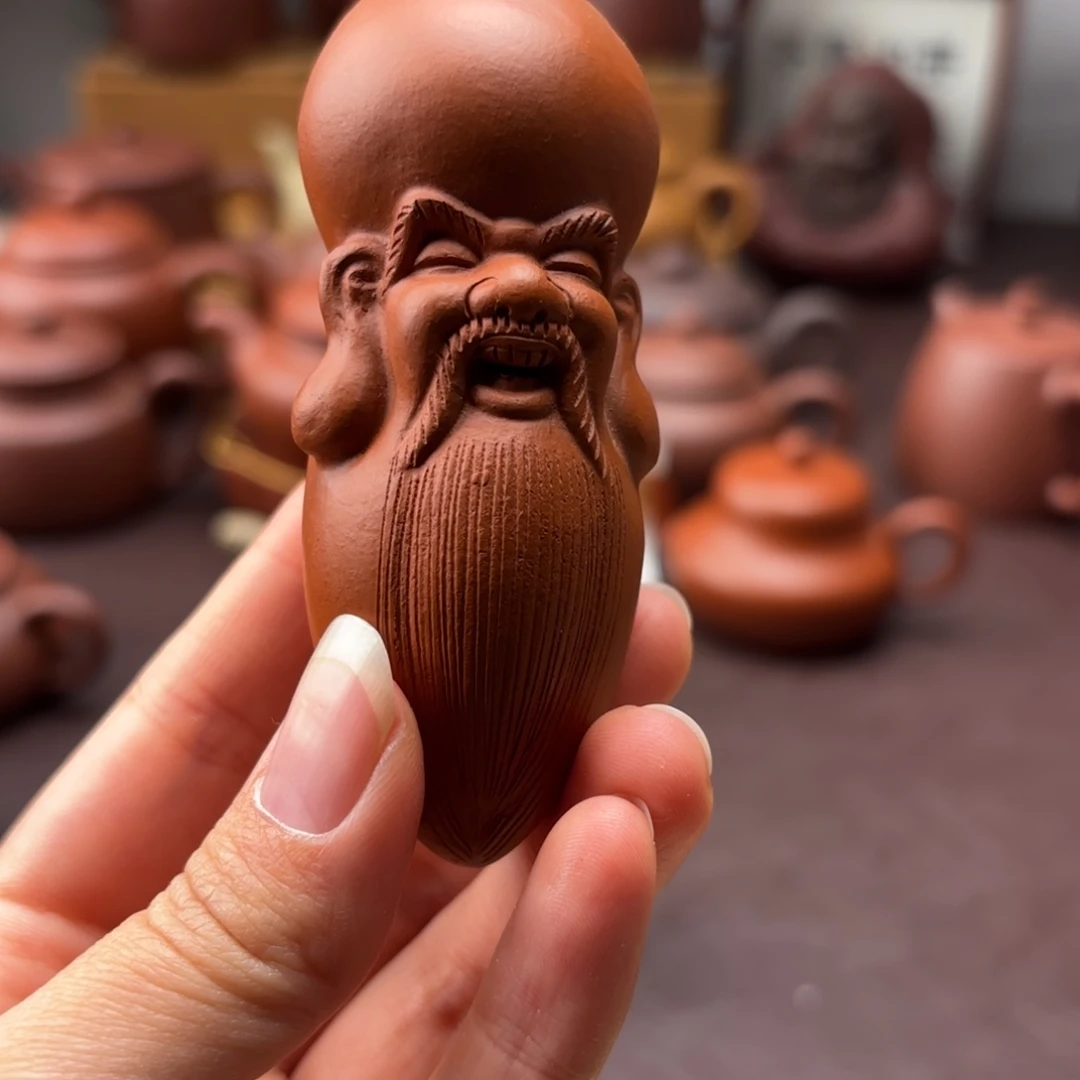 茶壶紫砂茶周边茶周边寿星