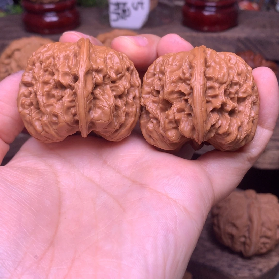 吊坠文玩核桃41全品平谷凹底