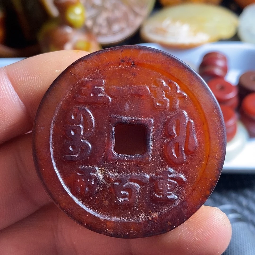 蛇纹石玉合金颈饰