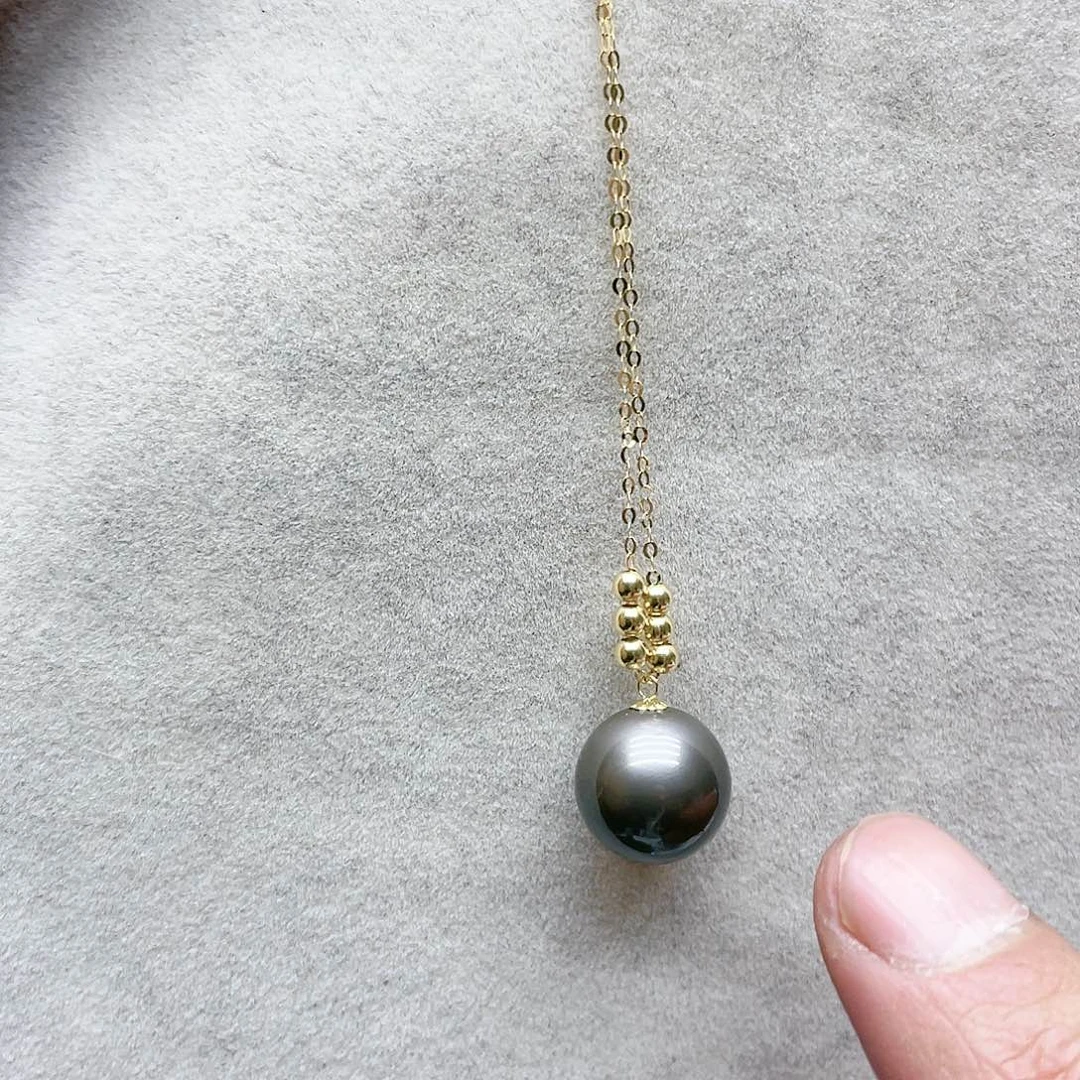 海水珍珠颈饰18K金镶嵌