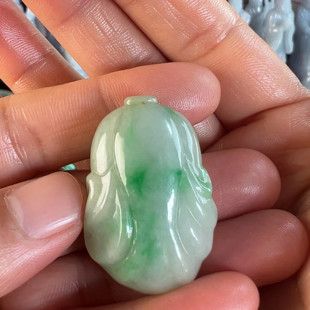翡翠未镶嵌手镯天然翡翠挂件