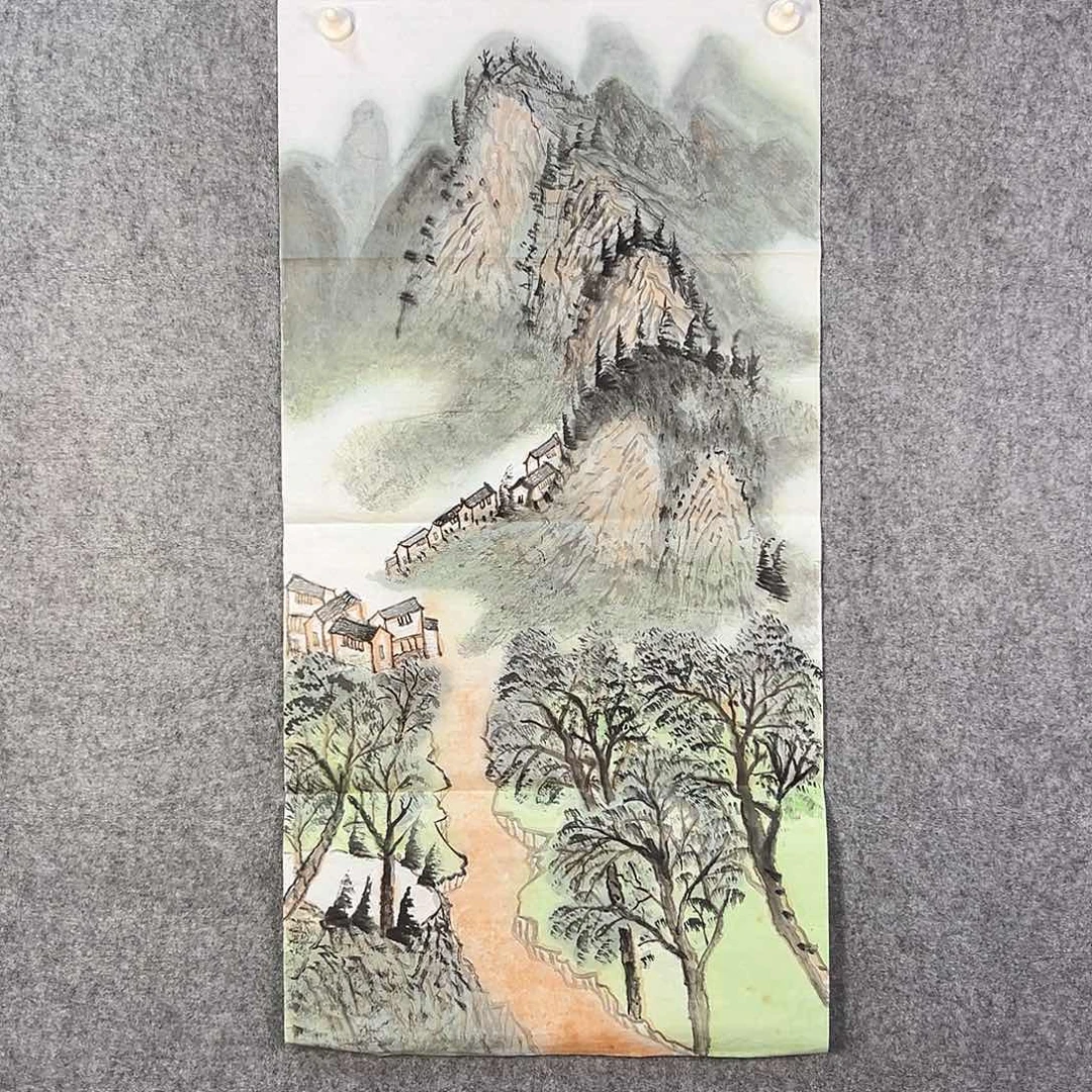 国画662 牡丹等植物生长于这里生长