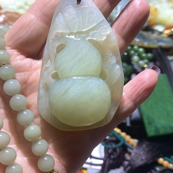 岫玉毛衣链未镶嵌