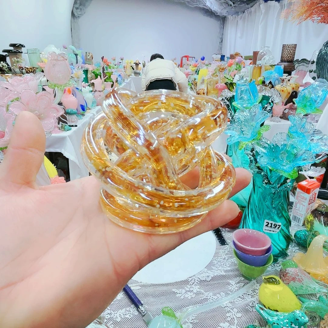 琉璃不退不换琉璃花瓶花器艺术品