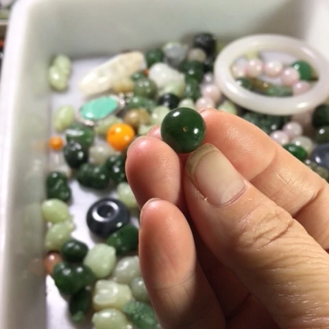 未镶嵌和田玉（碧玉）手机链