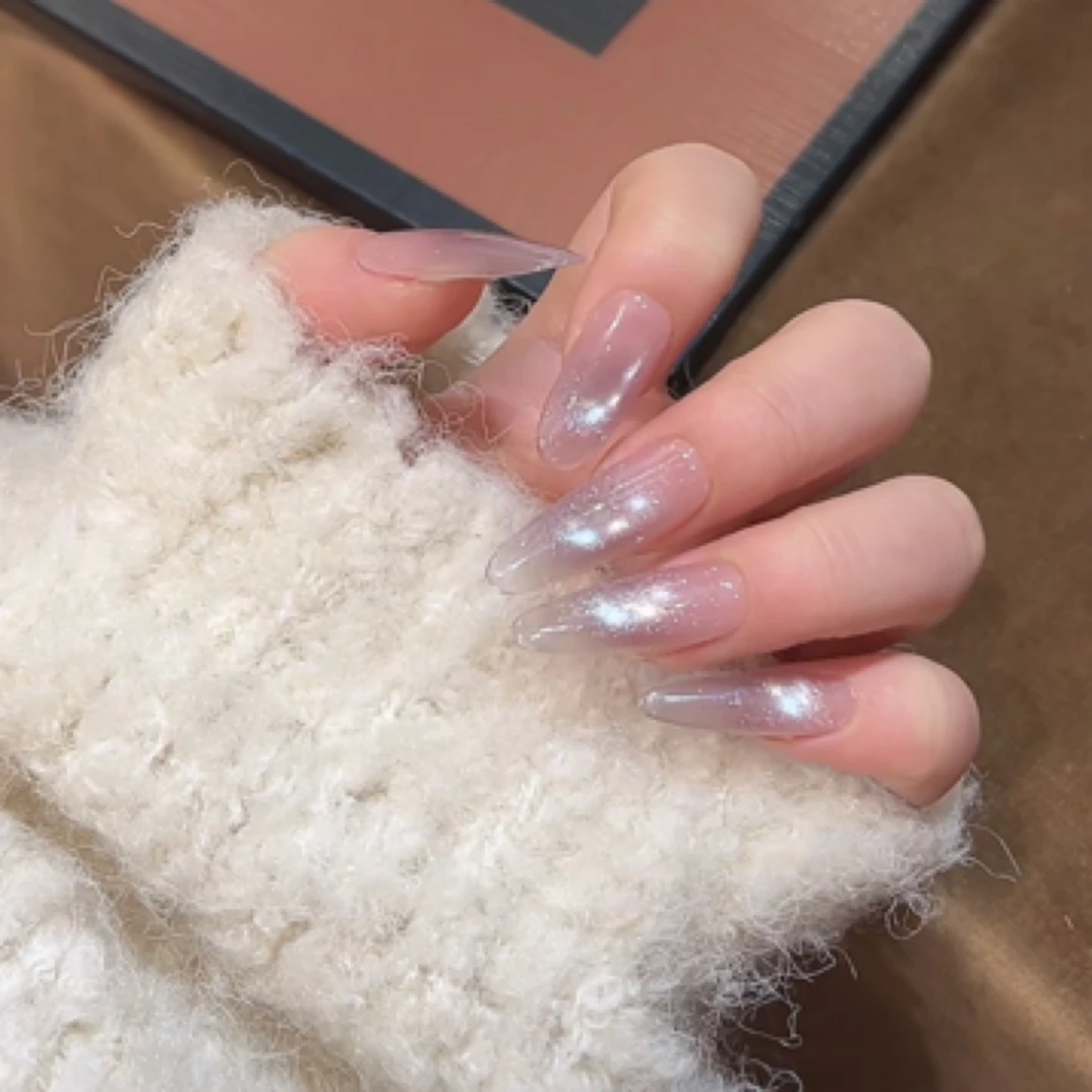 【魅影不带钻】纯手工可拆卸穿戴甲10片高级气质显白美甲