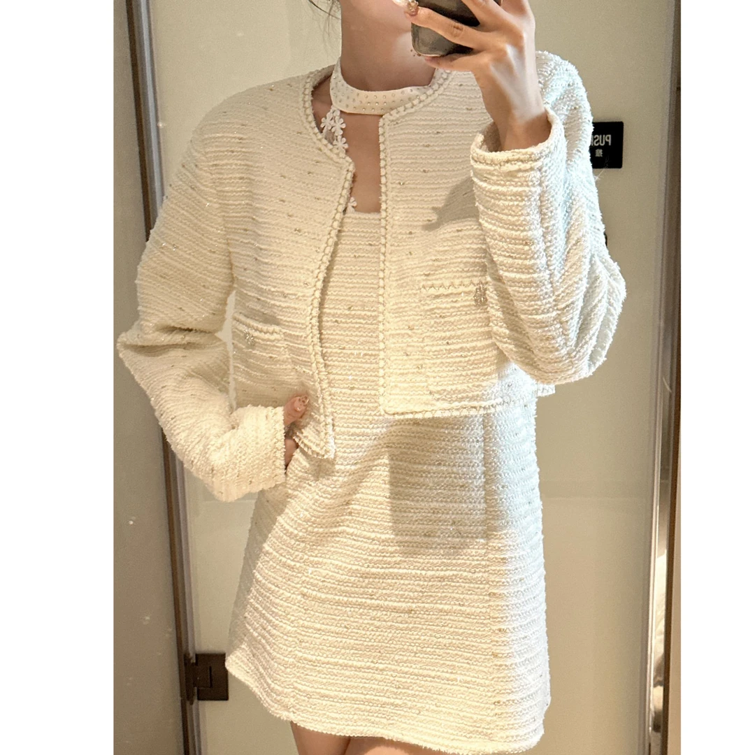 燕哥家 气质千金小香风套装 Q1002