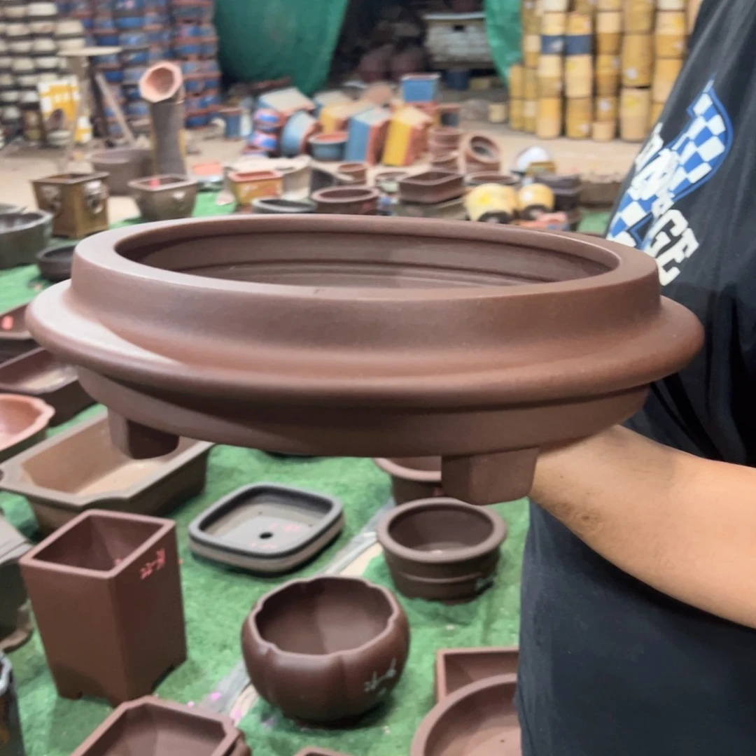 紫砂花盆紫砂花盆