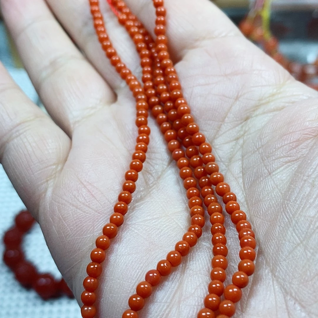 南红玛瑙未镶嵌单珠卡3