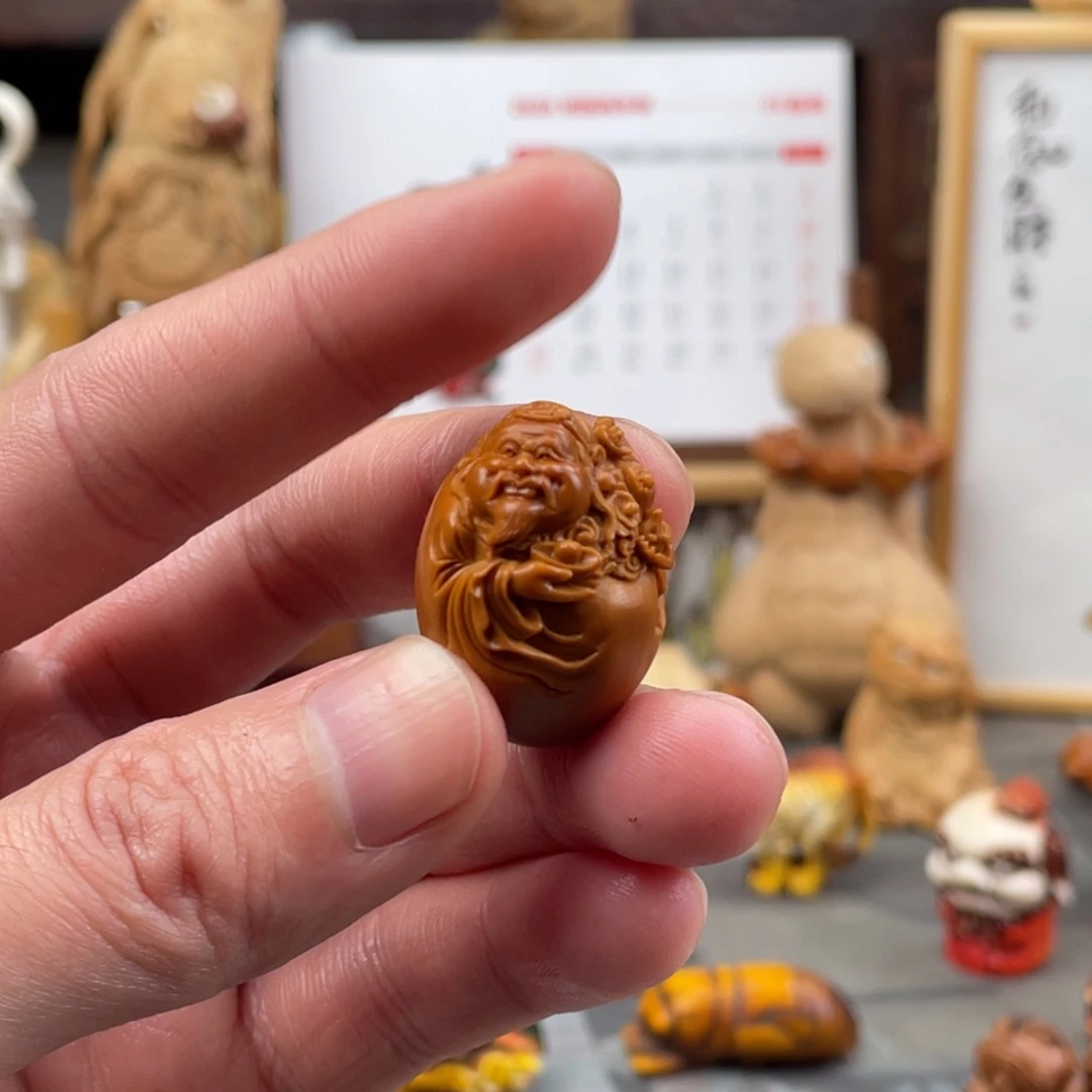 木方颜竹木艺术吊坠