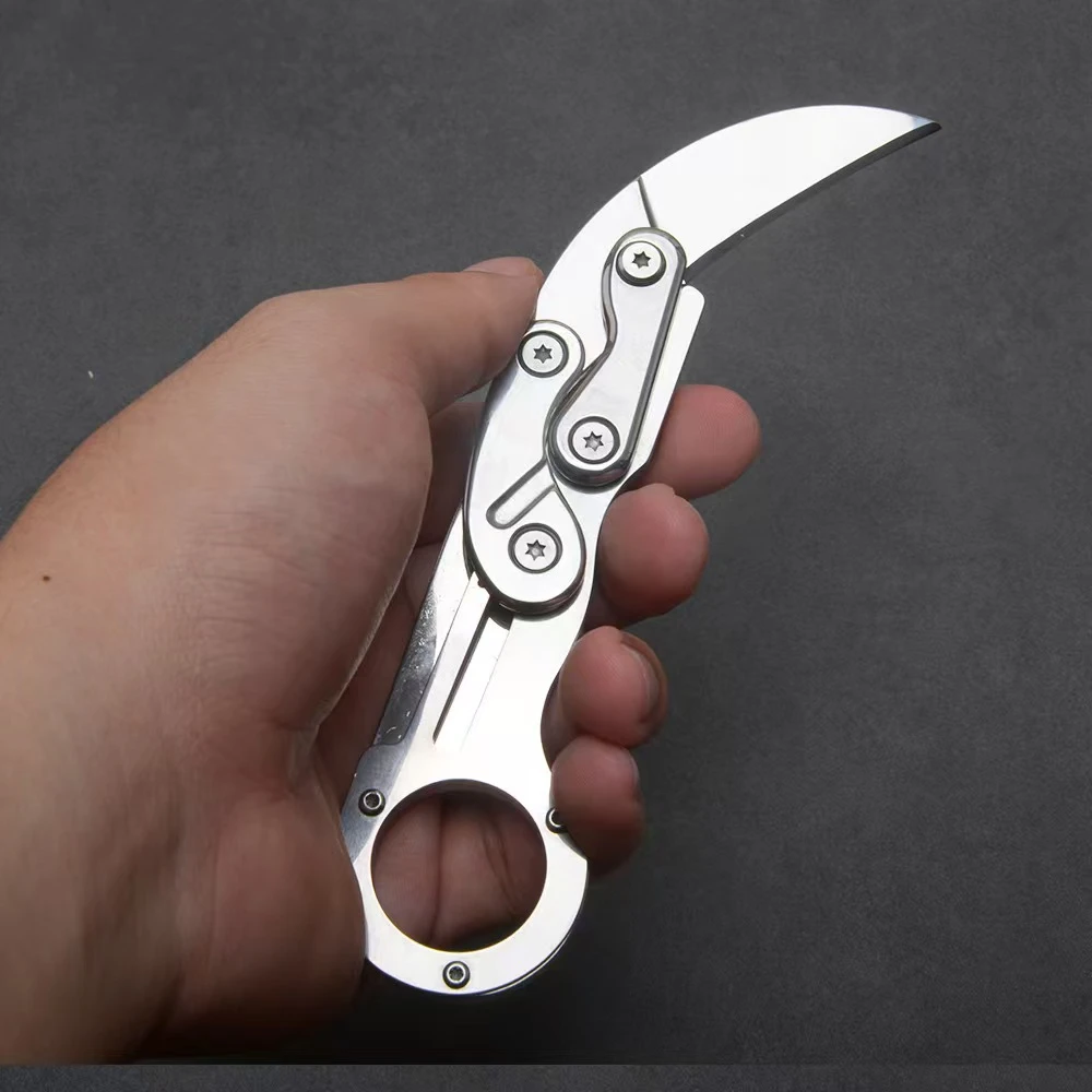 （新疆西藏包邮）新款翼龙  便携折叠刀户外多功能水果刀随身锋携式