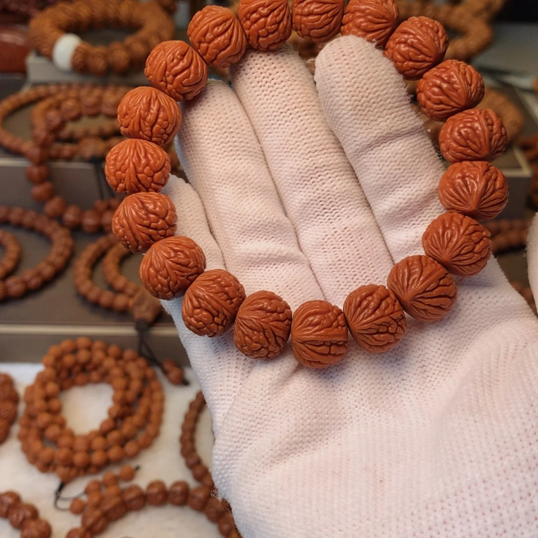 手串桃核秦岭龙纹