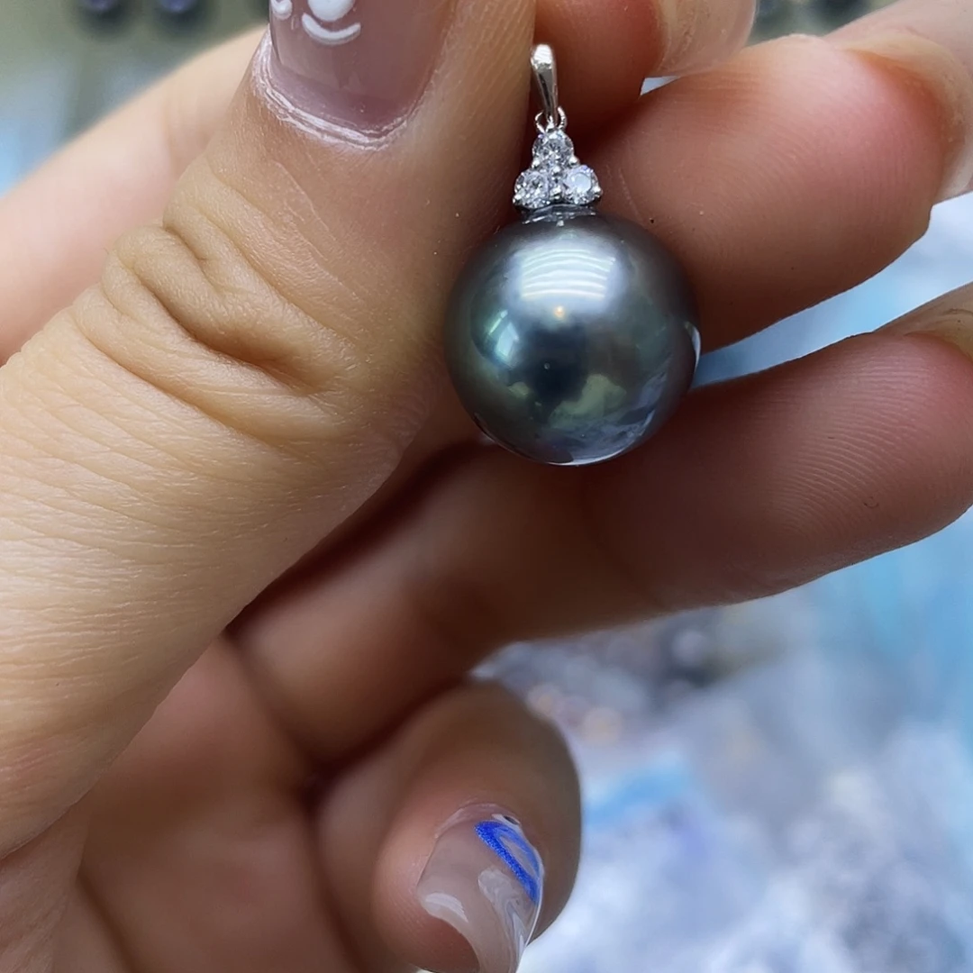 海水珍珠18K金镶嵌颈饰
