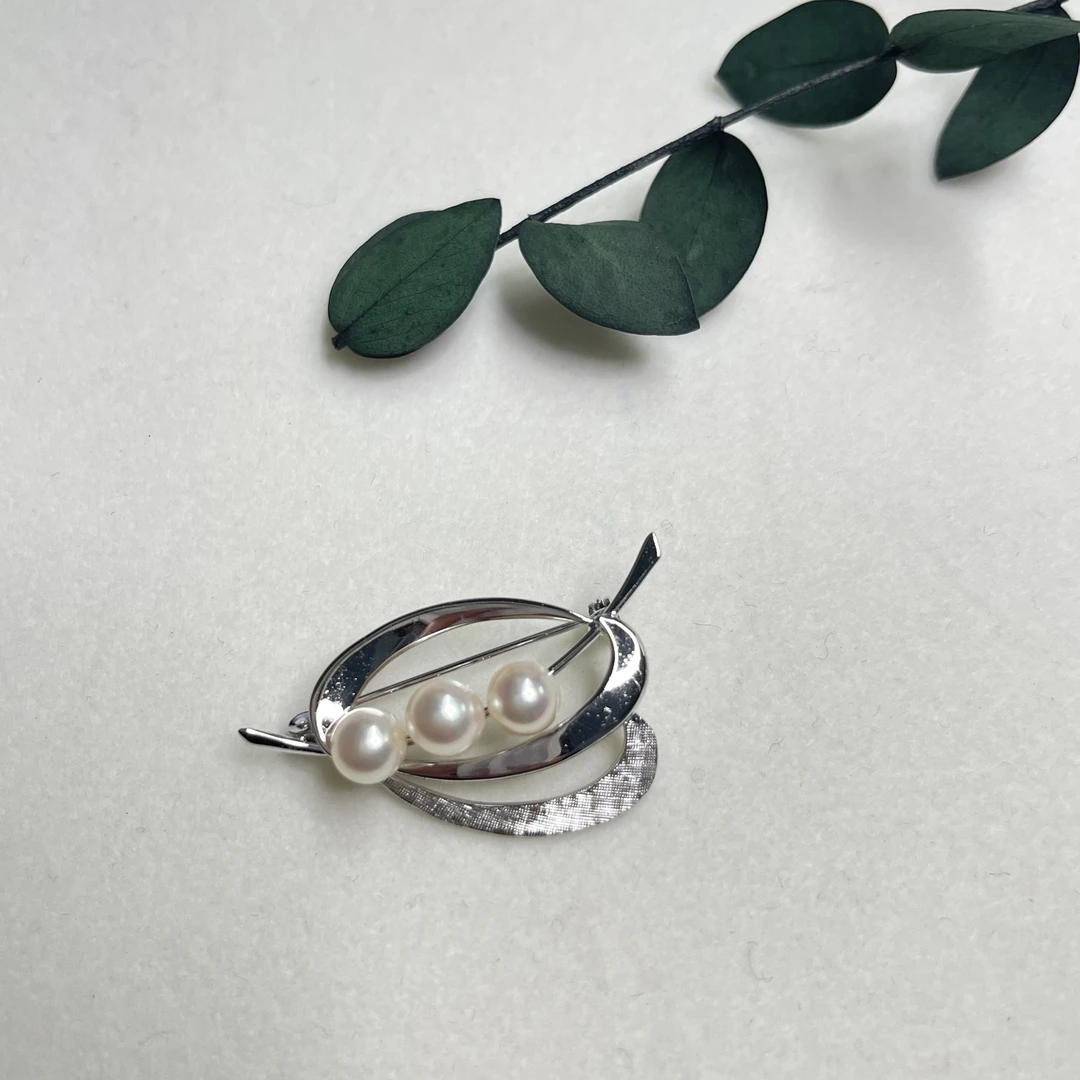 【六六中古】孤品海水珍珠胸针ad4685