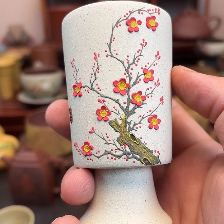 茶杯紫砂文淘紫砂高端茶器