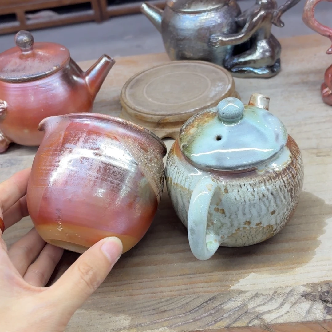 闲***t陶园柴烧，精品高货20两个