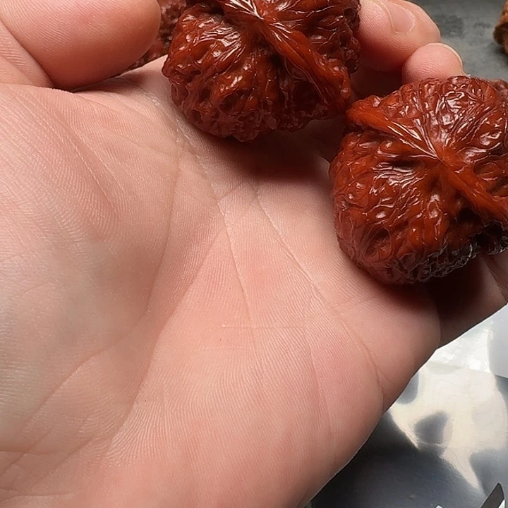 方***河文玩核桃吊坠南瓜040