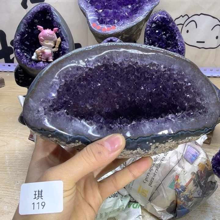 未镶嵌珠宝半成品紫晶
