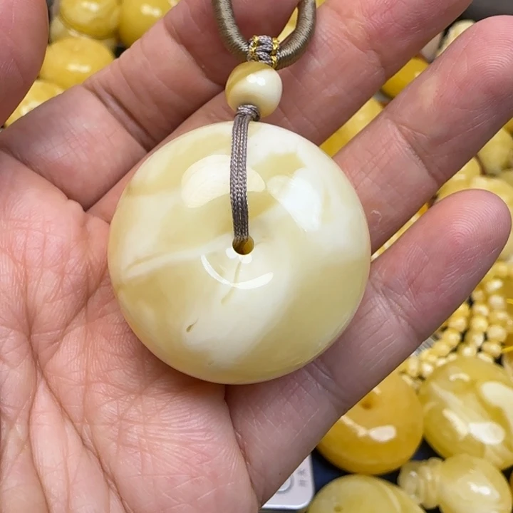 蜜蜡未镶嵌颈饰天然蜜蜡