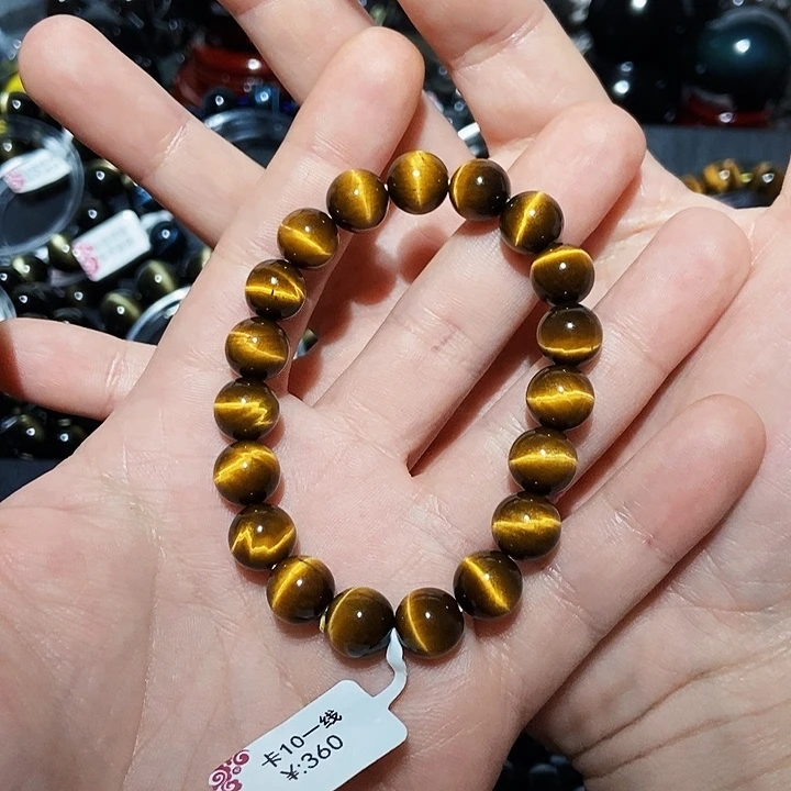 铁***木木变石（虎睛石）未镶嵌手串