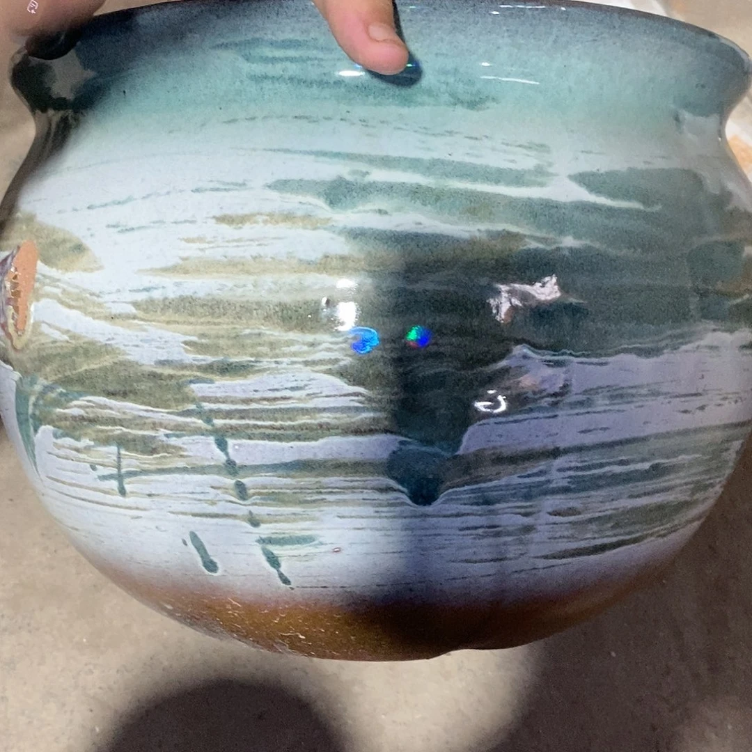 紫砂花盆瑕疵32/23…..