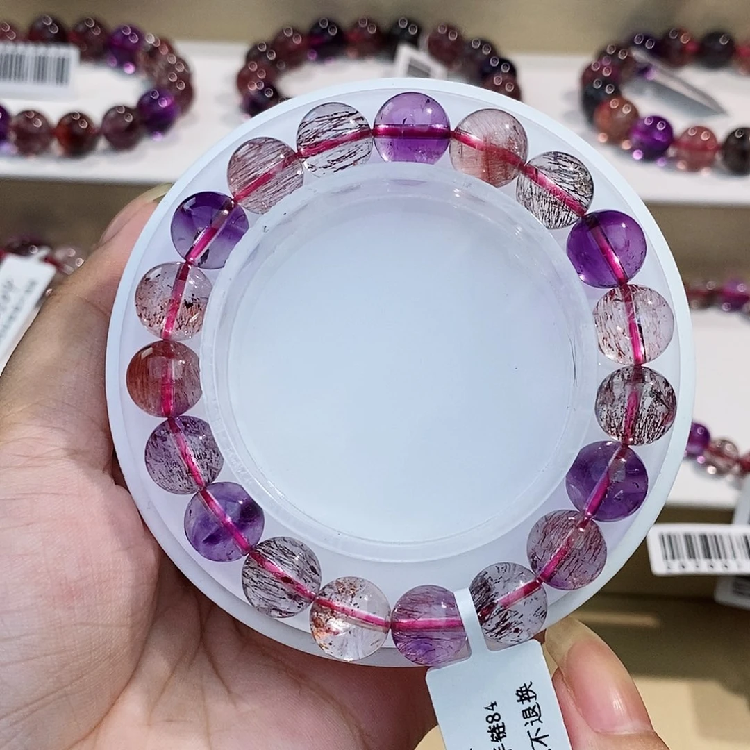 水晶未镶嵌手链黑加仑10