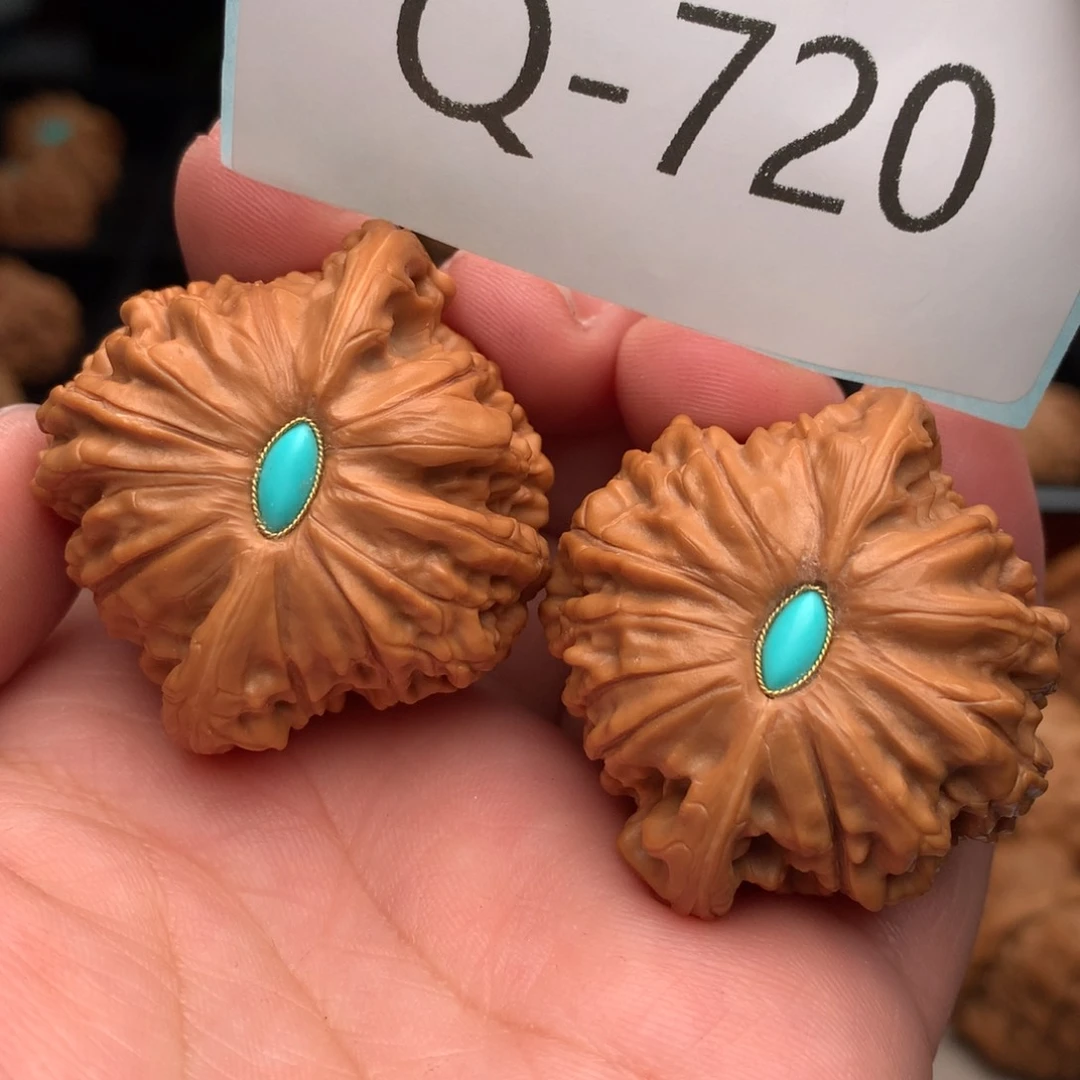 文玩核桃把件41磨盘………