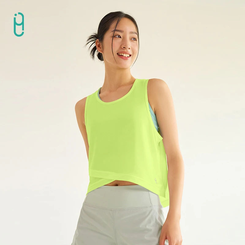 YLI凉感运动背心透气舒适轻量速干休闲通勤多场景百搭无袖背心女