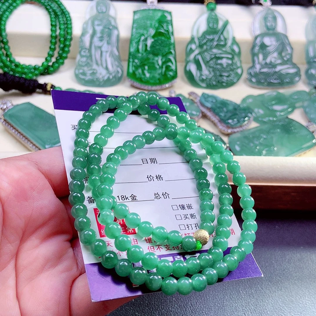【闪购商品】翡翠未镶嵌颈饰天然