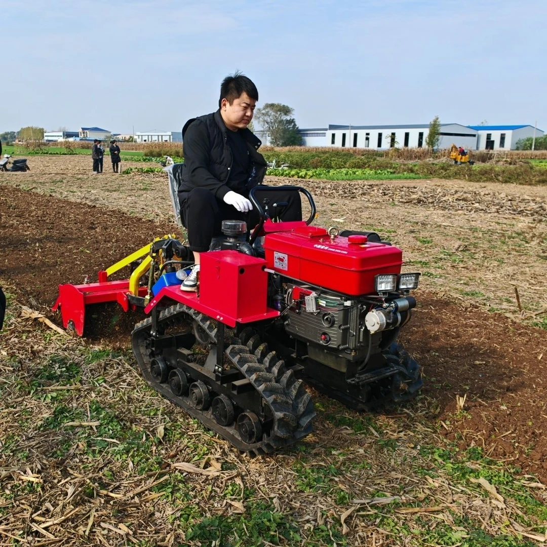 新款四轮微耕机农用四驱旋耕机开沟机柴油耕地机家用犁地机拖拉机