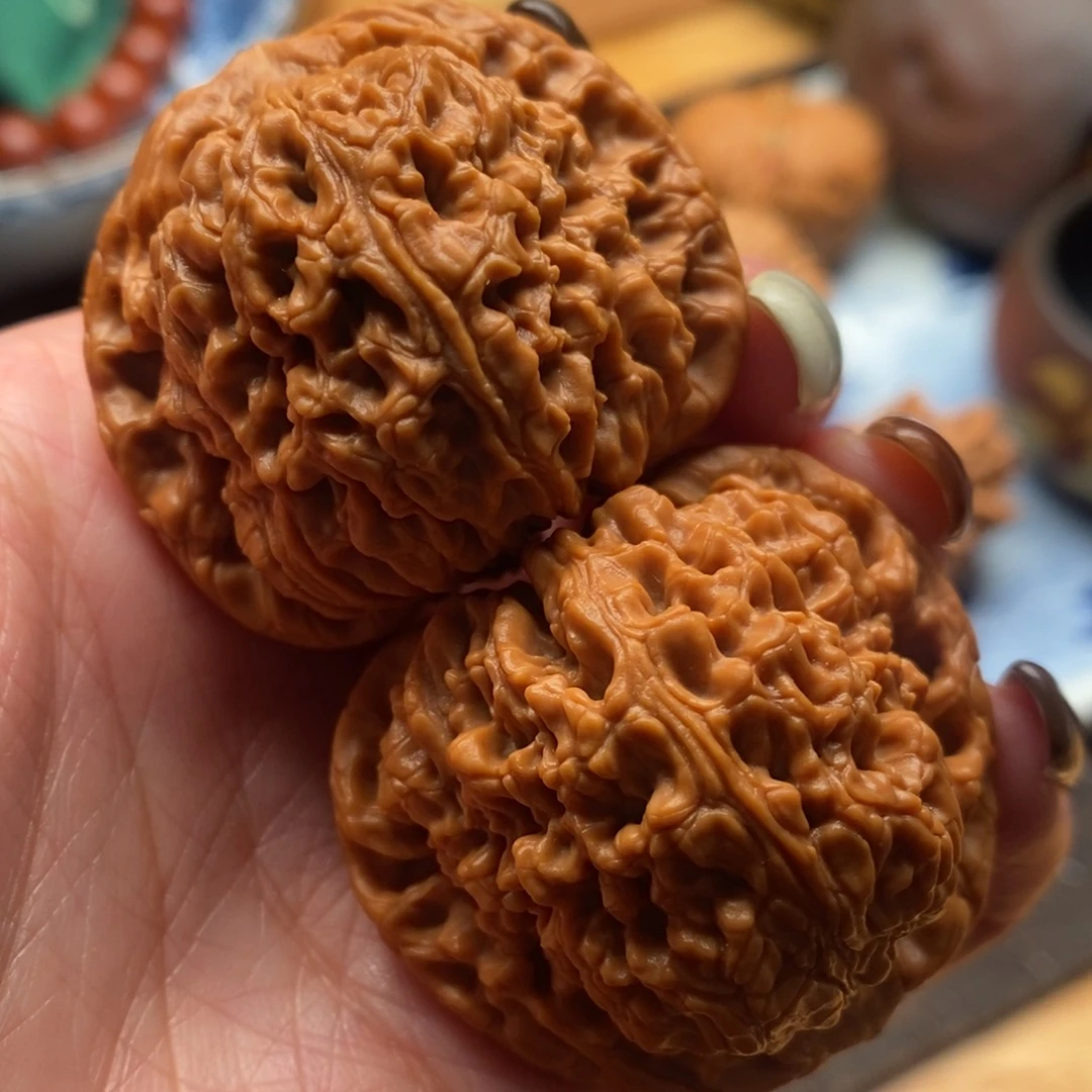 把件文玩核桃42尺寸全品南江石