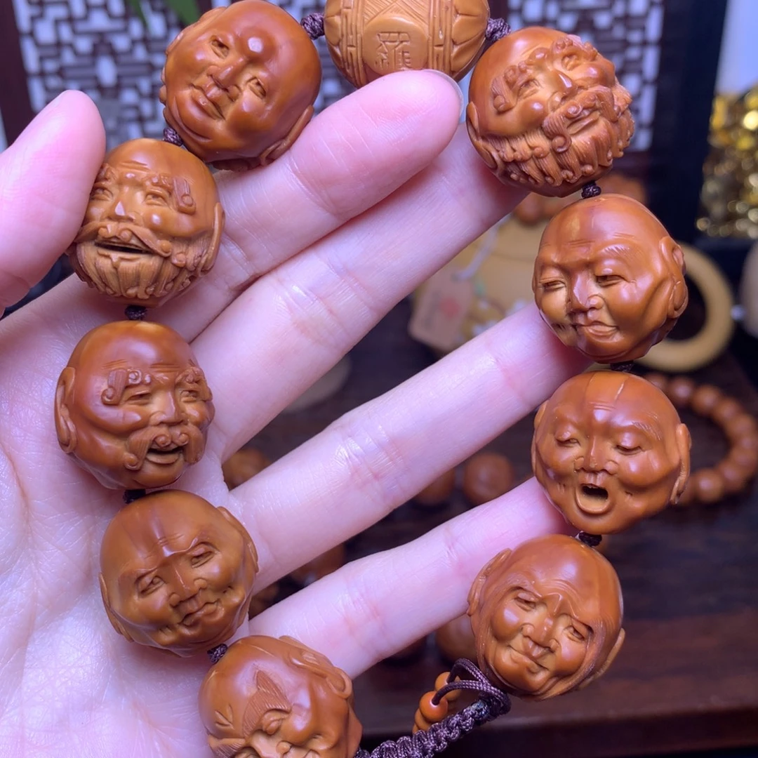 爱***你橄榄核手串/手链须派十八罗汉