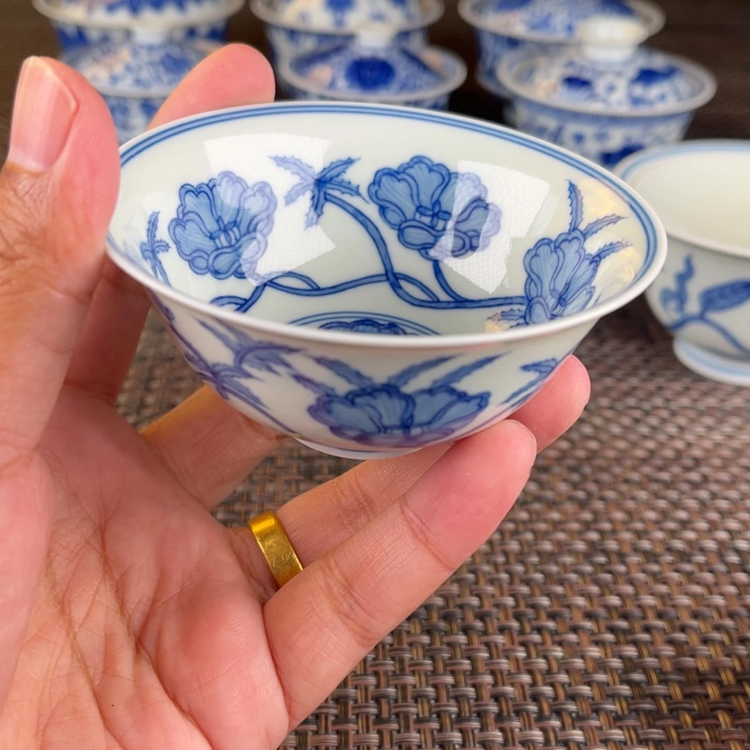 瓷片景德镇陶瓷杯杯杯