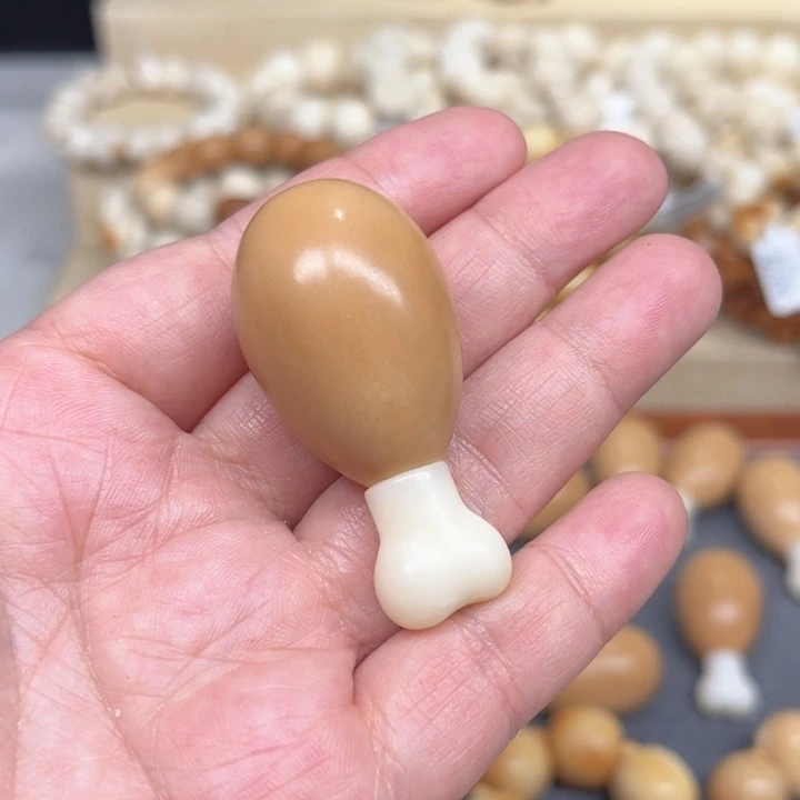 菩提根/象牙果手串微瑕鸡腿3-8-117