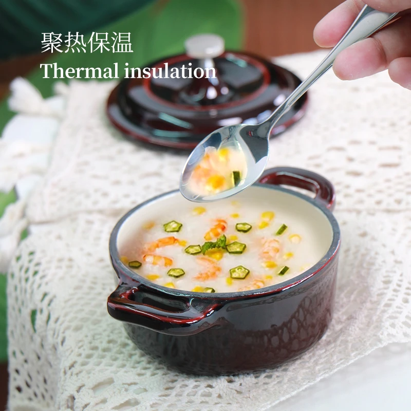 （经典小珐琅专属）千乐欧公爵10cm迷你炖锅小炖盅珐琅锅铸铁锅