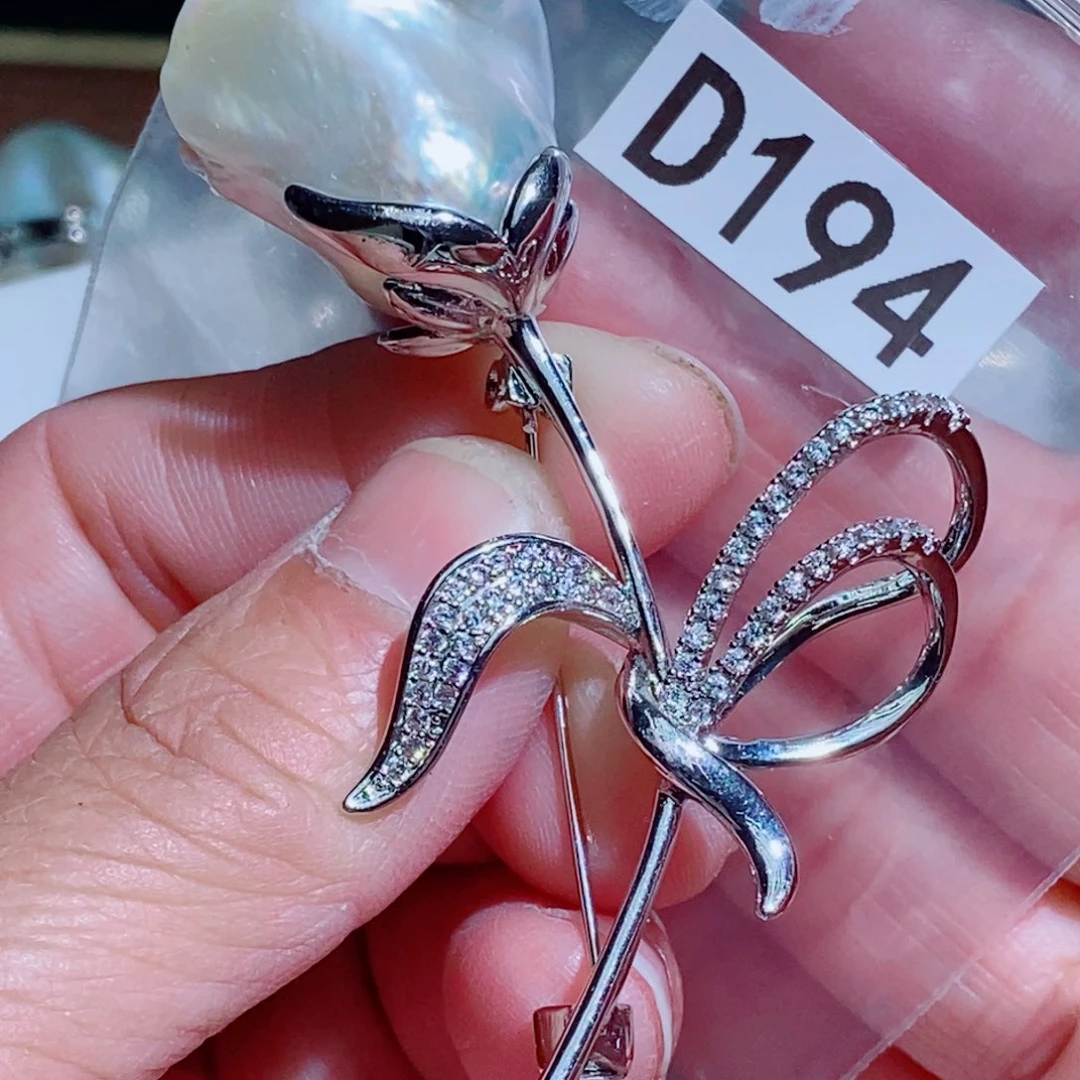 银S925镶嵌淡水珍珠其他